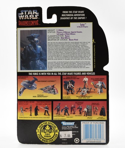 Star Wars Shadows of The Empire - Princess Leia in Boushh Disguise Action Figure - Picture 2 of 2