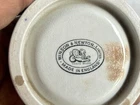 Rare Old Shallow Round Ironstone Artist Paint Dish Marked Winsor & Newt  ENGLAND