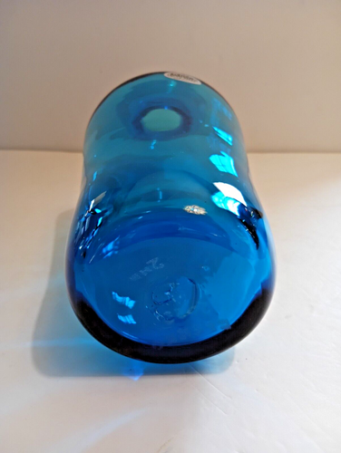 Blenko Glas WV 2025 Türkis Vase 9 1/4" 2. sehr guter Zustand Stück - Bild 7 von 10
