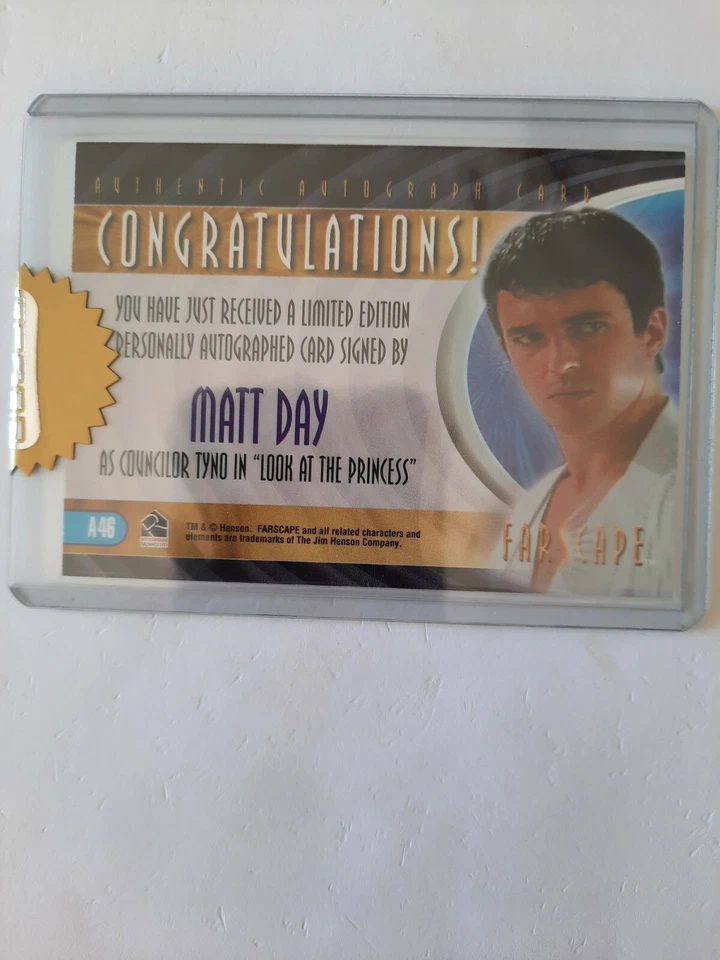 Farscape Through The Wormhole #A46 Matt Day as Councilor Tyno Auto # - Image 2 of 2