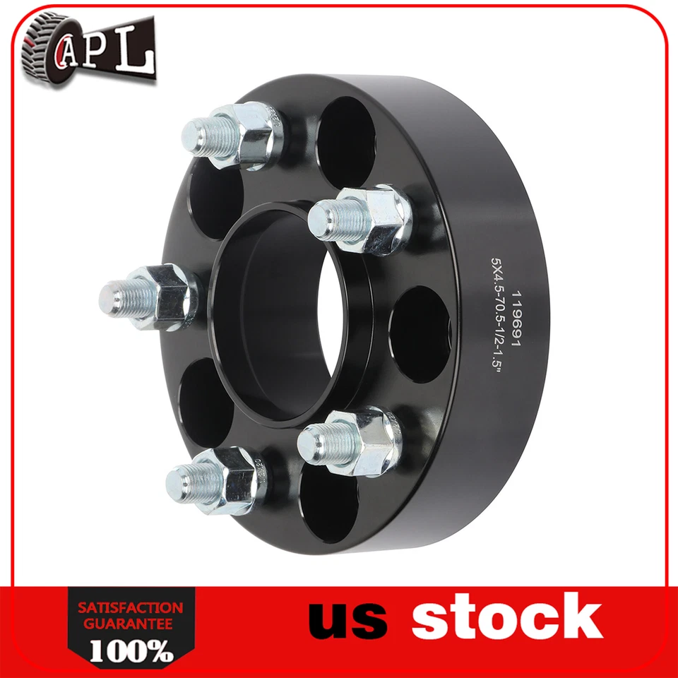 2X 1.5" Thick Hubcentric Wheel Spacers 5x114.3 For 1992-2011 Ford Crown Victoria - Image 3 of 4