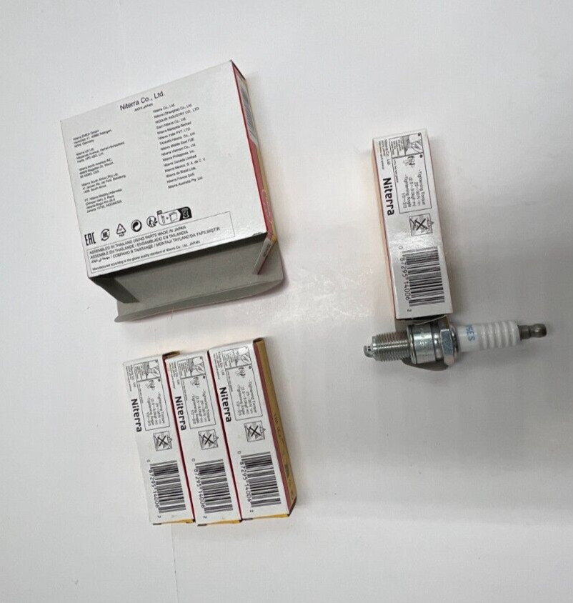 QTY 4 NGK SOLID Standard Spark Plug BPR5ES 4006 for WR8DC 7505 Ignition Wire