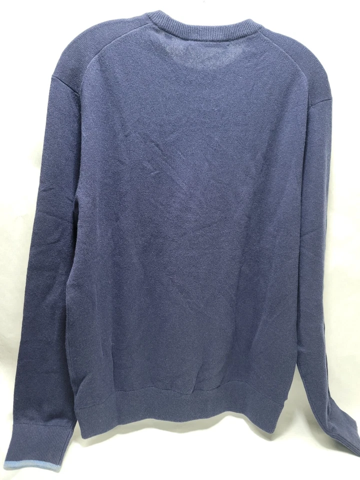 Suéter Greyson 100% Cachemira Tomahawk Cuervo AZUL GOLF ACTIVO VIAJE INFORMAL Foto 3 de 4