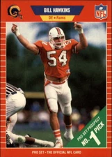 1989 Pro Set Football "Main Set" Cards #500 to #561 Rookies and Veterans