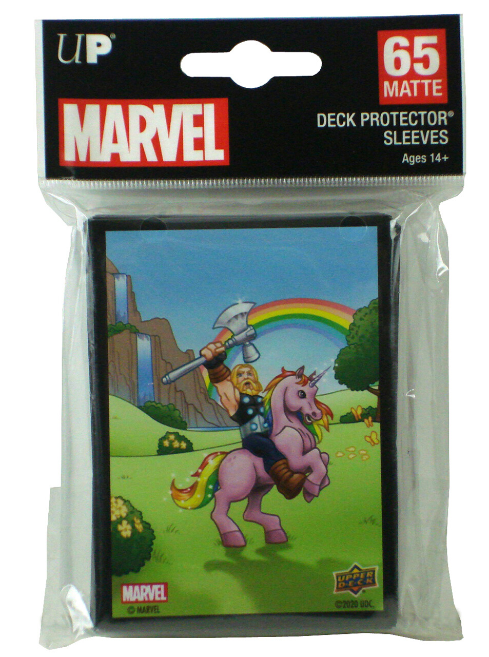 Upper Deck Marvel Deck Protector Collectible Card Sleeves Unicorn Thor 65 Count