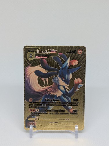 Pokemon🔥LUCARIO EX 107/111🔥MINT?!🔥GOLD FOIL🔥Furious Fists🔥Collectible