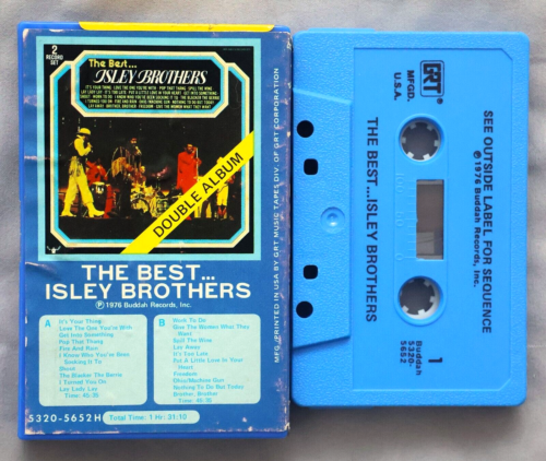Isley Brothers: The Best Of.  early clamshell case. Cassette Tape. - Afbeelding 1 van 3