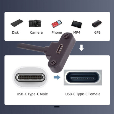 Câble USB-C Mâle à Mâle 27W/65W PD - Charge Rapide Et Transfert Données 480 Mbps, Tissé Durable