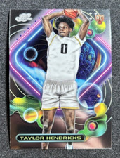 2024 Topps Chrome Cosmic Base Rookie RC Taylor Hendricks #159 Utah Jazz