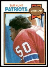 1979 Topps #181 Sam Hunt New England Patriots