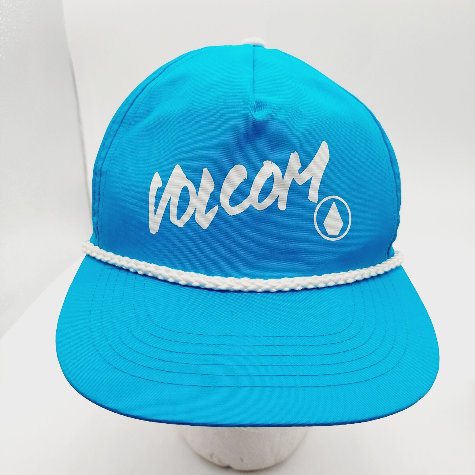 VOLCOM SnapBack Trucker Hat Blue White Rope