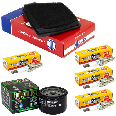 Set Luftfilter Ölfilter Zündkerzen Wartung für Aprilia Dorsoduro 1200 2010-2017