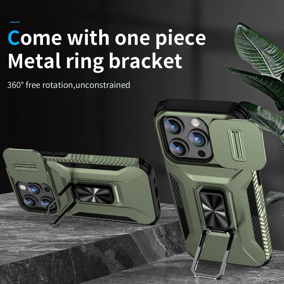 For iPhone 16 15 Pro Max 14 13 12 11 XR X Phone Case Heavy Duty Shockproof Cover - Image 2 of 4