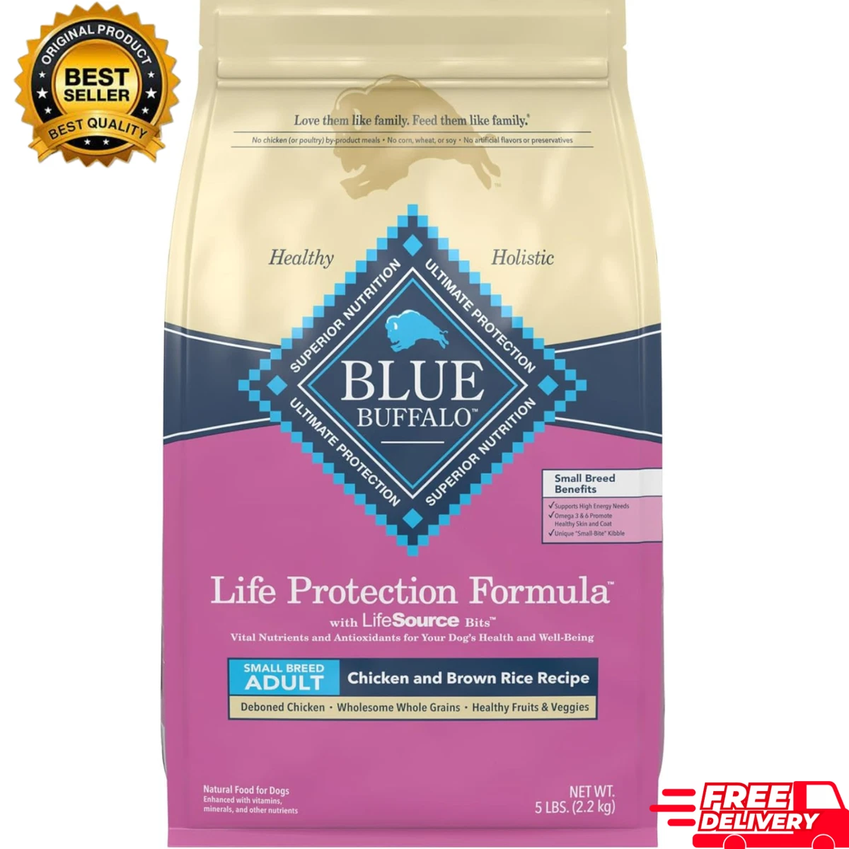 Blue buffalo top adult food