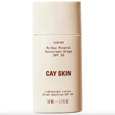 CAY SKIN Mo'Bay Mineral Face Sunscreen Drops with SPF 30, Free Shipping (1.7 oz)