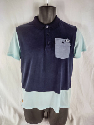 WEEKEND OFFENDER Polo Mens Small Blue I WANNA BE ADORED Stone Roses Free Oz Post