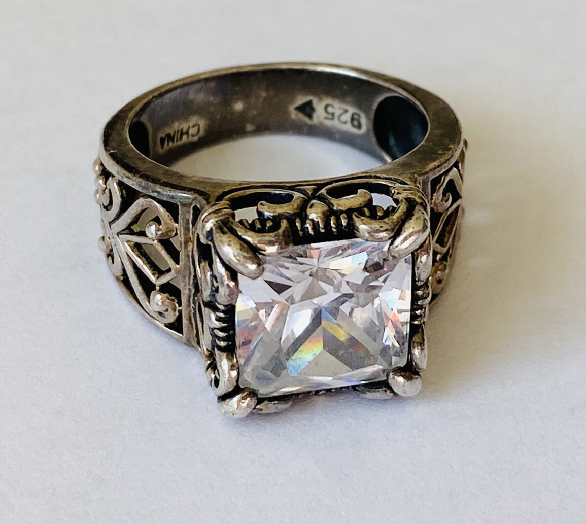 SILPADA RETIRED Sterling Silver 925 Uptown Cubic Zirconia SILPADA RETIRED Sterling Silver 925 Uptown Cubic Zirconia