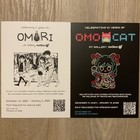 OMORI OMOCAT Art Gallery Nucleus 2024 Anniversary Exhibition Flyer Card — photo 2