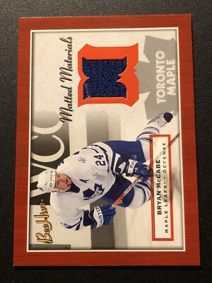2005-06 Upper Deck Bee Hive Matted Materials Bryan McCabe #MM-MC