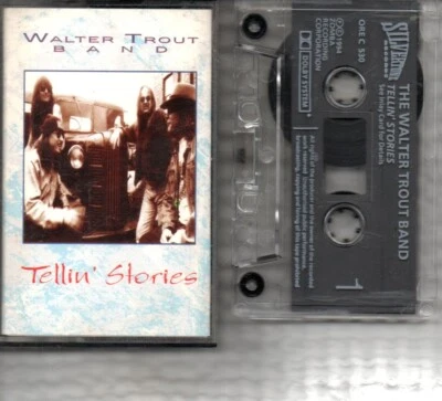 WALTER TROUT BAND - Tellin' Stories - Cassette Tape Album - Image 1 of 2