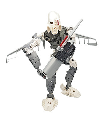  LEGO Bionicle Phantoka: 8685: Toa Kopaka + 4 Bälle / balls ohne Bauanleitung 