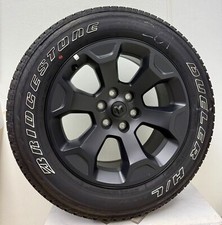 New Takeoff 20 Dodge Ram 1500 Satin Black Wheels 27555r20 Bridgestone Hl Tires