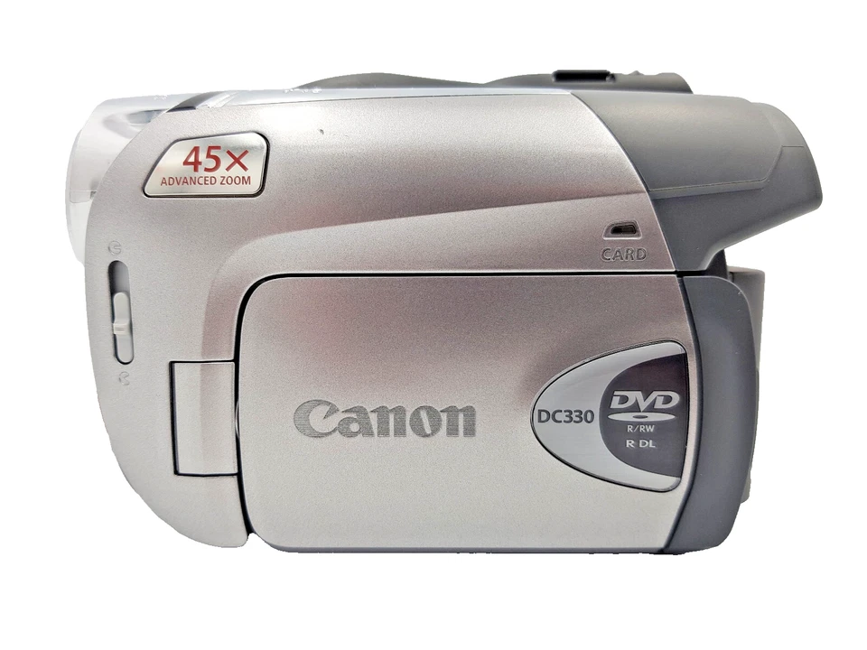 Canon DC330 PAL DVD Camcorder DVD-R DVD-RW Digital Camera Camcorder Recorder Vtg - Image 2 of 4