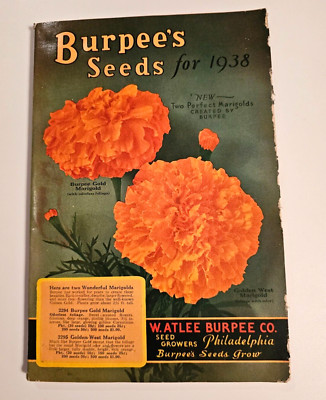 1938 BURPEE'S SEED CATALOG PHILADELPHIA FLOWERS VEGATABLES ORDER BLANK ENVELOPE