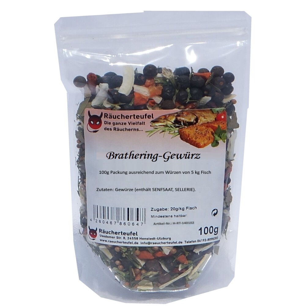 Fischgewürz ➤ Brathering-Gewürz,Hering, Brathering, Matjes, Räucherhaken
