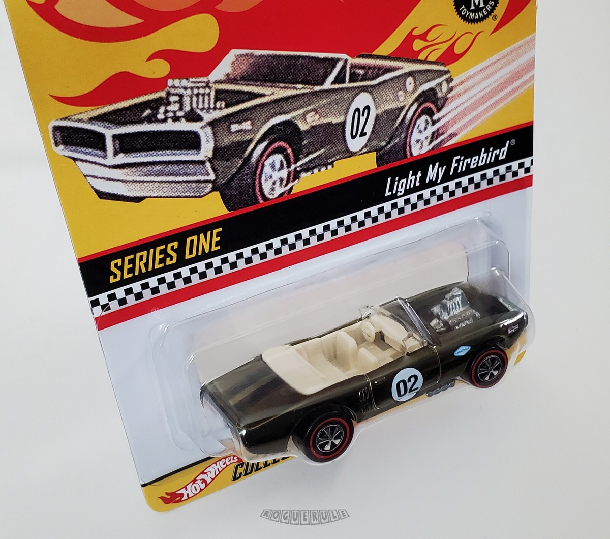 🚦Hot Wheels 2002 RLC Red Line Club Excl LIGHT MY FIREBIRD