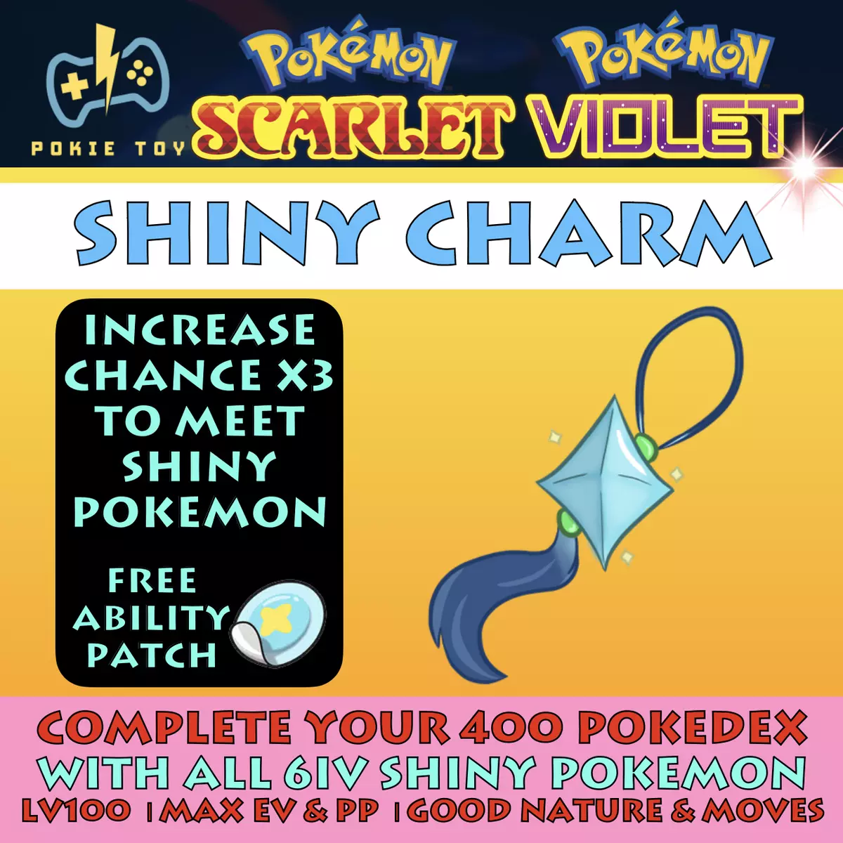 How to get Shiny Pokémon in Scarlet and Violet, Shiny Charm location and  increasing Shiny odds explained