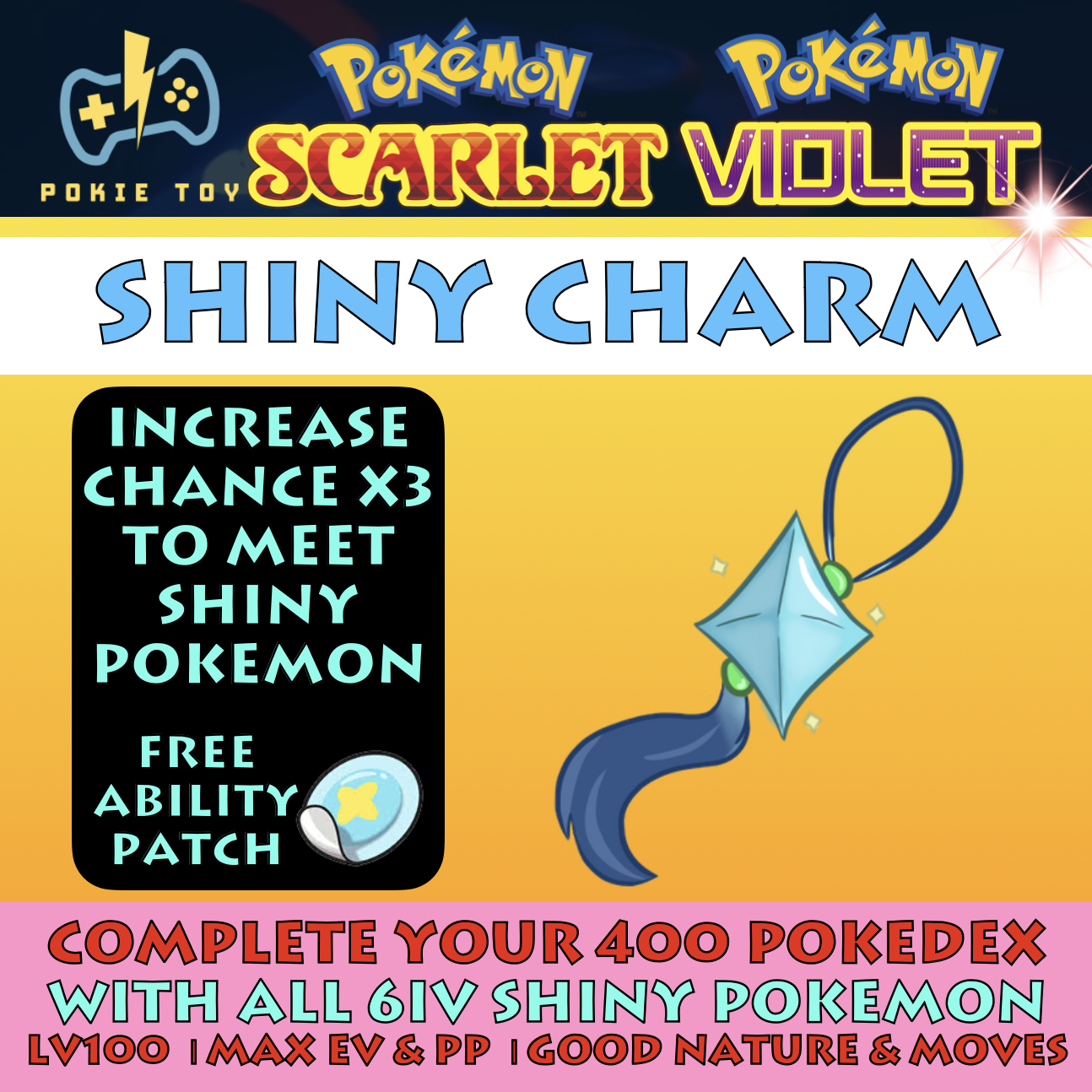 How To Get The Shiny Charm In Pokemon Scarlet & Violet