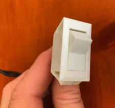 Zing Ear ZE-204 Snap-In SPST On-Off Rocker Switch 15A-125V/10A-250V w/Leads