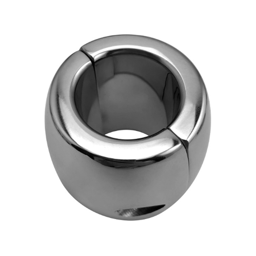 Metal Heavy Magnetic Delay Ring Stainless Steel Ball Scrotum Stretcher Ring - Picture 10 of 15
