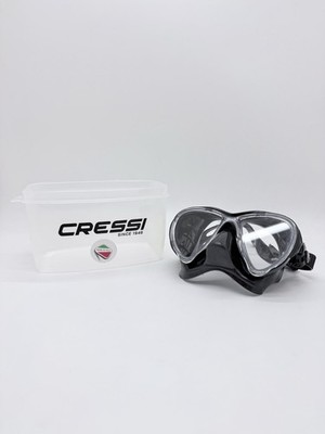 Cressi F1 Maske - Rahmenlose Maske zum Tauchen und Schnorcheln - Schwarz