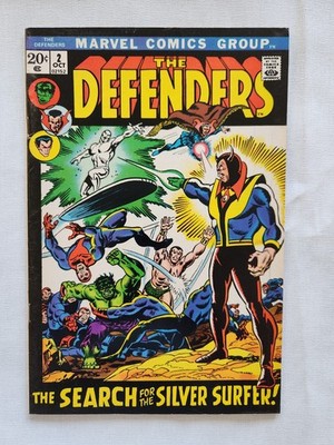 The Defenders #2 (1972) Marvel Hulk Dr Strange Silver Surfer