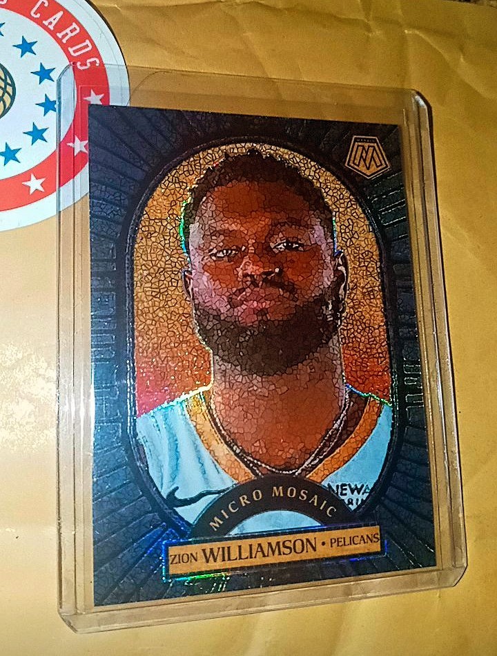 2024-25 panini mosaic zion williamson micro mosaic case hit #16 ssp grade me🔥