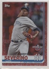 2019 Topps Opening Day Red Foil Luis Severino #145 1s3