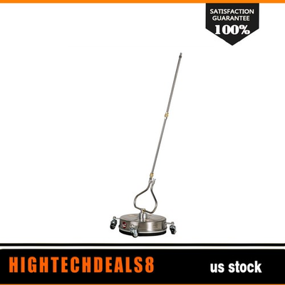 #ad 13.7quot; Pressure Washer Surface Cleaner Max 4000PSI w 4 Wheels Stainless Steel $70.39