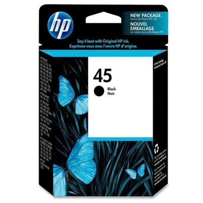 HP Original #45 Drucker Tintenpatrone Schwarz (51645AE)