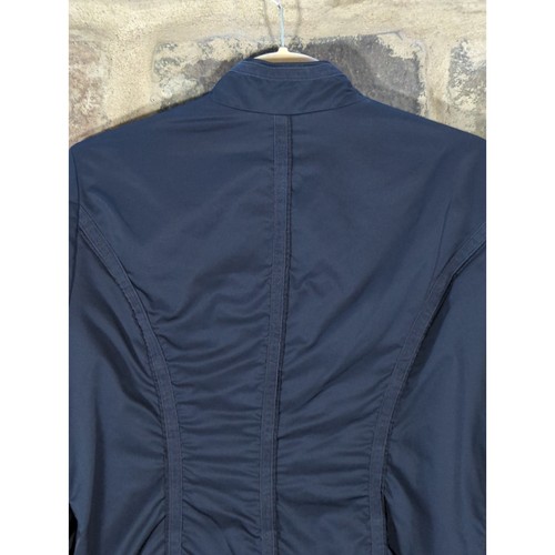 Talbots Collection Jacket Wolman's 14 Blue Nylon Lined Career Work Minimalist - Picture 7 of 12