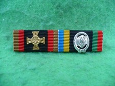 Bandspange Ehrenkreuz der Bundeswehr in Gold mit Sportabzeichen alte Ausf&uuml;hrung