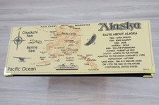 Alaska Souvenir Photo Album Map of Alaska with State Facts, 12 Pages 24 Photos