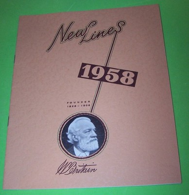 1958 BRITAINS LTD. ORIGINAL NEW LINES CATALOGUE 20 PAGES IN EXCELLENT CONDITION