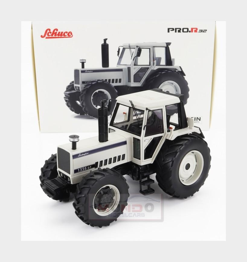 1:32 SCHUCO Lamborghini 1356Dt Tractor 1987 White Black 450930500