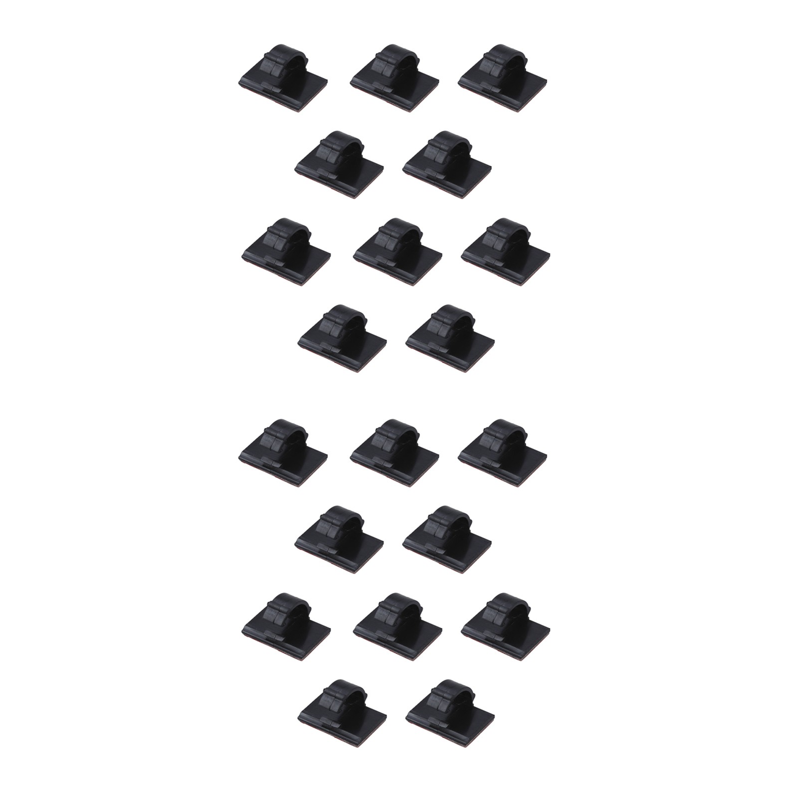 20Pcs 3M Self-Adhesive Cable Clips for Dash Cam or Home Wiring