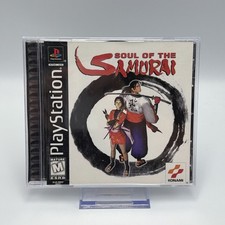 Soul of the Samurai PS1 PlayStation 1 Complete CIB + Registration Card