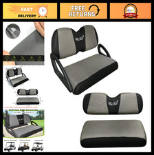 Golf Cart Seat Covers Front Rear Set - Breathable Mesh, Cool Sweat-Proof, Ea