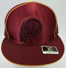 Washington Redskins NFL Reebok Wool Acrylic Fitted 7 1/4 Hat Dad Cap READ