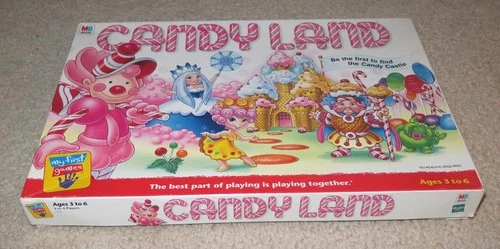 Vintage 2001 Candy Land Board Game Milton Bradley - 100% Accurate and Complete